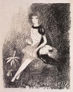 Marie Laurencin Girl was borned settlement painting